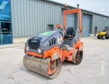 Hamm HD12VV double drum ride on roller Year: 2018 S/N: HAA01074 Recorded Hours: 653 A940118