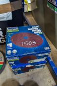 3 - boxes of 50 Premier P5-FED 40 grit 180mm floor sanding/edge floor sanding discs (150 discs in
