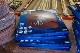 4 - Boxes of Premier P5-DW 225mm dry wall sanding discs