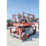 Skyjack SJ6832RT diesel driven rough terrain scissor lift access platform Year: 2015 S/N: 37006241