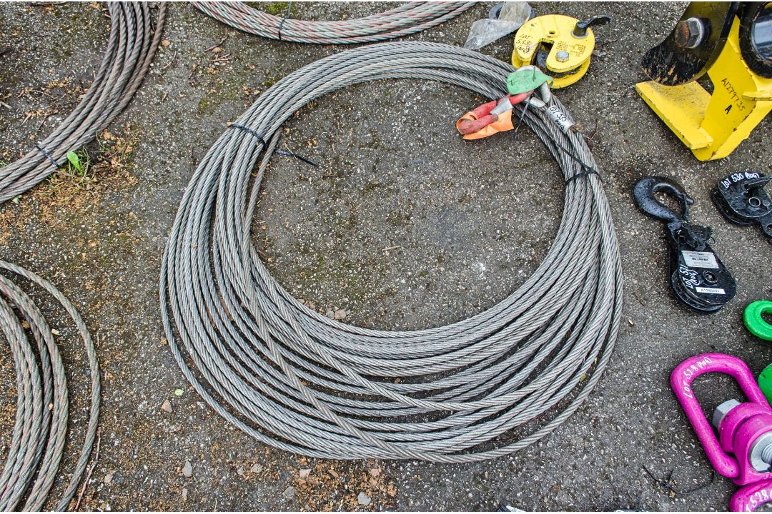 60 metre length of wire rope A1308314