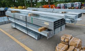 Unused 60’ x 20’ x 13’ Fully Galvanised steel portal frame building with purlins 4 x 15 Foot