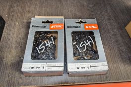 2 - Stihl Oilomatio 16" chainsaw blades