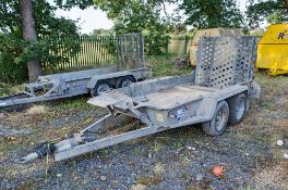 Ifor Williams GH94 9ft x 4ft tandem axle plant trailer S/N: 687786 A774976