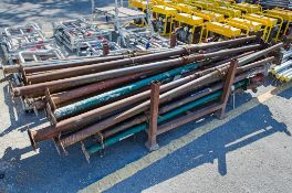 Steel stillage of steel props