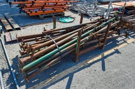 Steel stillage of steel props