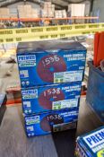 3 - Boxes of Premier P5-FED 180mm 60 grit edge floor sanding discs