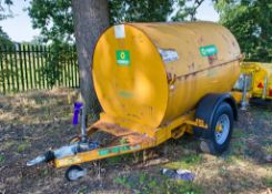 Trailer Engineering 2140 litre fast tow mobile bunded fuel bowser c/w manual pump, delivery hose and