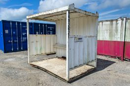8ft x 4ft steel shelter A682621