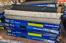 Quantity of 205 x 475mm sanding sheets as photographed