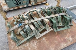 12 - JCB 525-50 spare wheel covers ** Stillage not included **