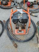 Belle diesel driven concrete poker drive unit (ex MOD) c/w poker flex 32KMID