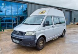 Volkswagen Transporter twin wheel DSG high roof minibus Reg No: LJ59 NDD Date of first registration: