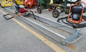 Belle petrol driven 5.2 metre concrete beam screed 56KM73