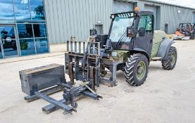 JCB 524-50 5 metre telescopic handler (Ex MOD) Year: 2007 S/N: 71417017 Recorded Hours: 589 c/w side