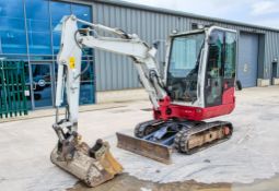 Takeuchi TB230 3 tonne rubber tracked mini excavator Year: 2019 S/N: 130005241 Recorded hours: