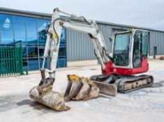Takeuchi TB250-2 5 tonne rubber tracked midi excavator Year: 2020 S/N: 125100799 Recorded hours: