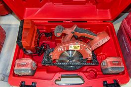 Hilti SC70W-A22 22v cordless circular saw c/w carry case EXP6773