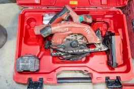 Hilti SC30WR-22 22v circular saw c/w charger, battery and carry case EXP8046