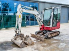 Takeuchi TB230 3 tonne rubber tracked mini excavator Year: 2019 S/N: 130005551 Recorded hours: