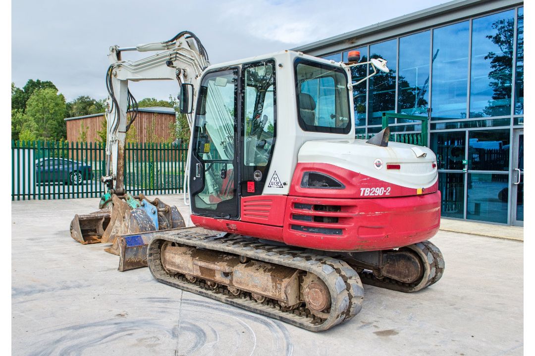 Takeuchi TB290-2 8.4 tonne rubber tracked midi excavator Year: 2020 S/N: 190500537 Recorded hours: - Image 4 of 28