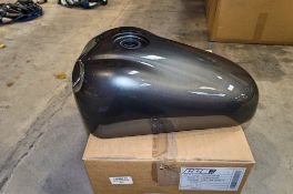 New and unused CCM Spitfire fuel tank in gun metal grey