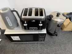 Sharp microwave Breville toaster Swan kettle Gourmet water heater