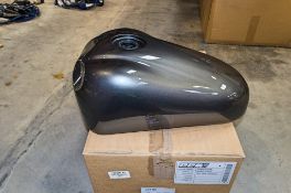 New and unused CCM Spitfire fuel tank in gun metal grey