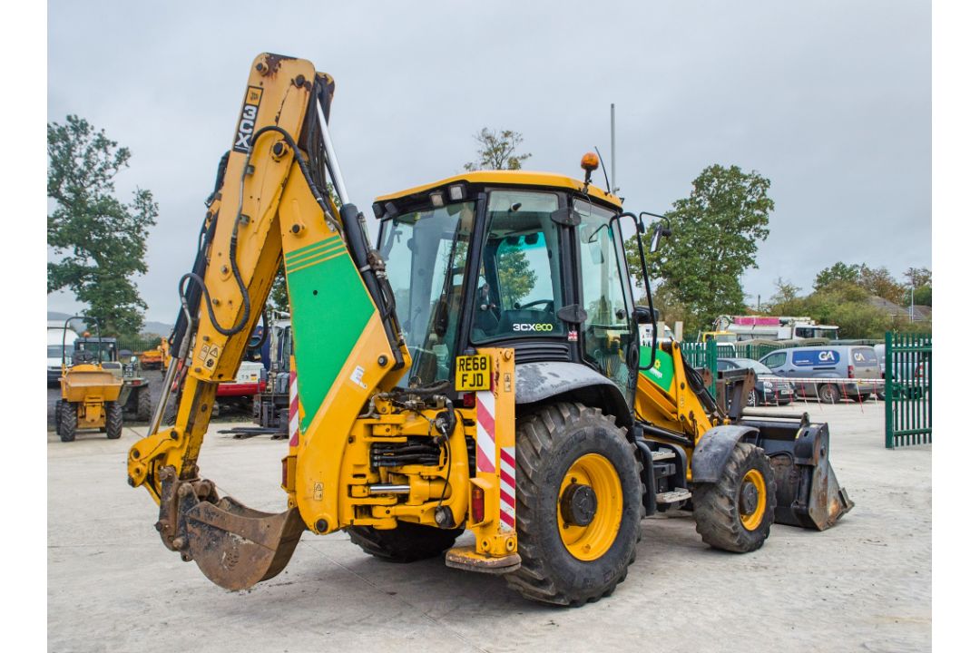 JCB 3CX ECO T4F IV backhoe loader Year: 2018 S/N: 2517123 Recorded ...