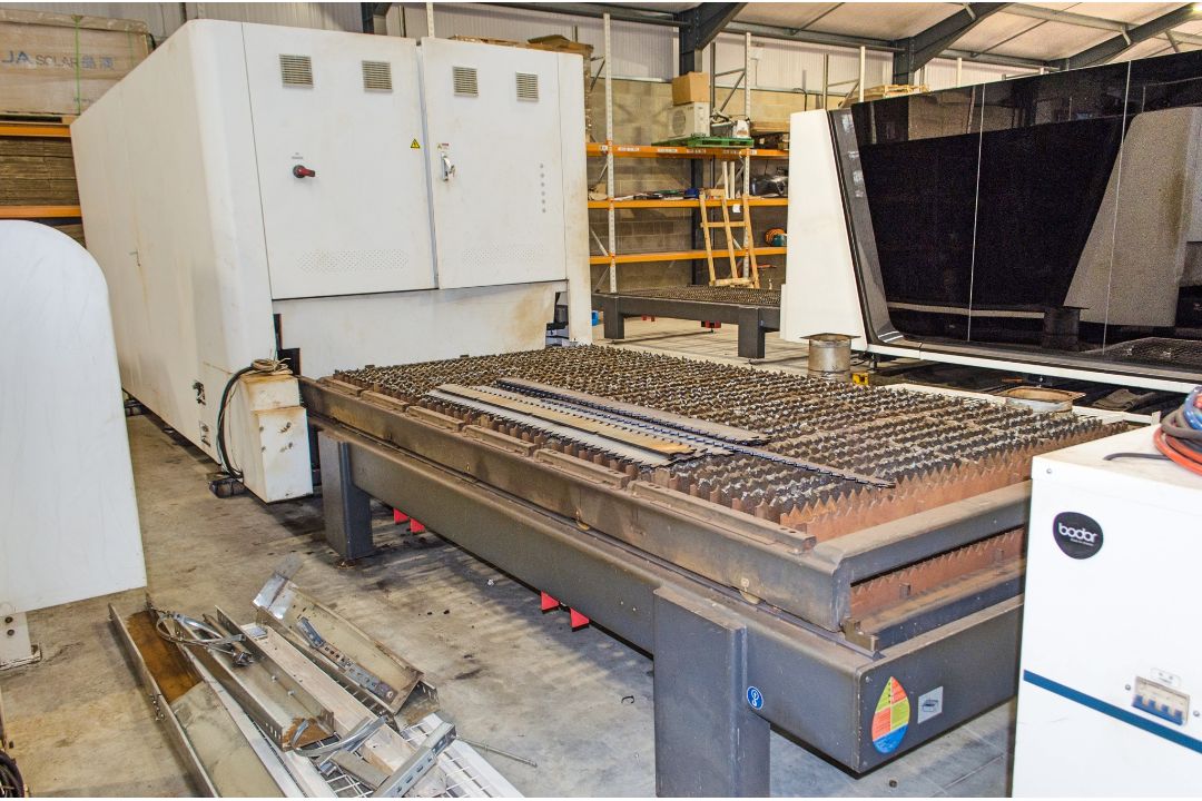 Travel Cutter Machine Bodor P3 12kw CNC fibre laser cutting machine Year: 2023 S/N ...