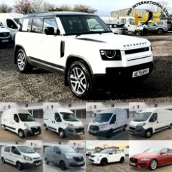 ** Commercial Vehicle & Luxury Car Event ** Land Rover Defender 110 3.0 D Massive Spec 2025 '75 Reg' - Peugeot Boxer 2.2 BlueHDI L4 H3 2021 **