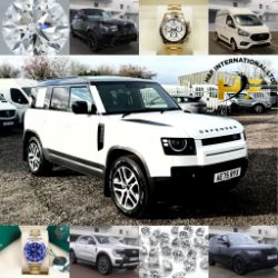 ** Commercial Vehicle & Luxury Diamond Event ** Land Rover Defender 110 3.0 D 2025 '75 Reg' - Range Rover Sport 5.0 SVR Carbon Edition 2020 **