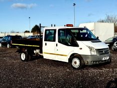 Ford Transit 2.4 TDCI T350 D/C L3 Tipper 2011 '11 Reg' Twin Rear Axle