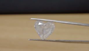 Heart Cut 7.97 Carat ( Natural Diamond ) F Colour I1 Clarity
