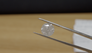 Round Brilliant Cut 4.82 Carat ( Natural Diamond ) H Colour I3 Clarity