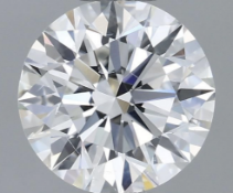 Round Brilliant Cut ( Natural ) Diamond 1.58 Carat F Colour SI Clarity
