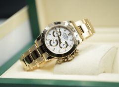 Rolex Daytona Cosmograph 40mm Yellow Gold '2023 Year' Box & Card (Verified)