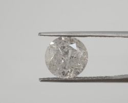 ** ON SALE ** Round Brilliant ( Natural Diamond ) 5.02 Carat F Colour I2 Clarity EX Cut EX Polish