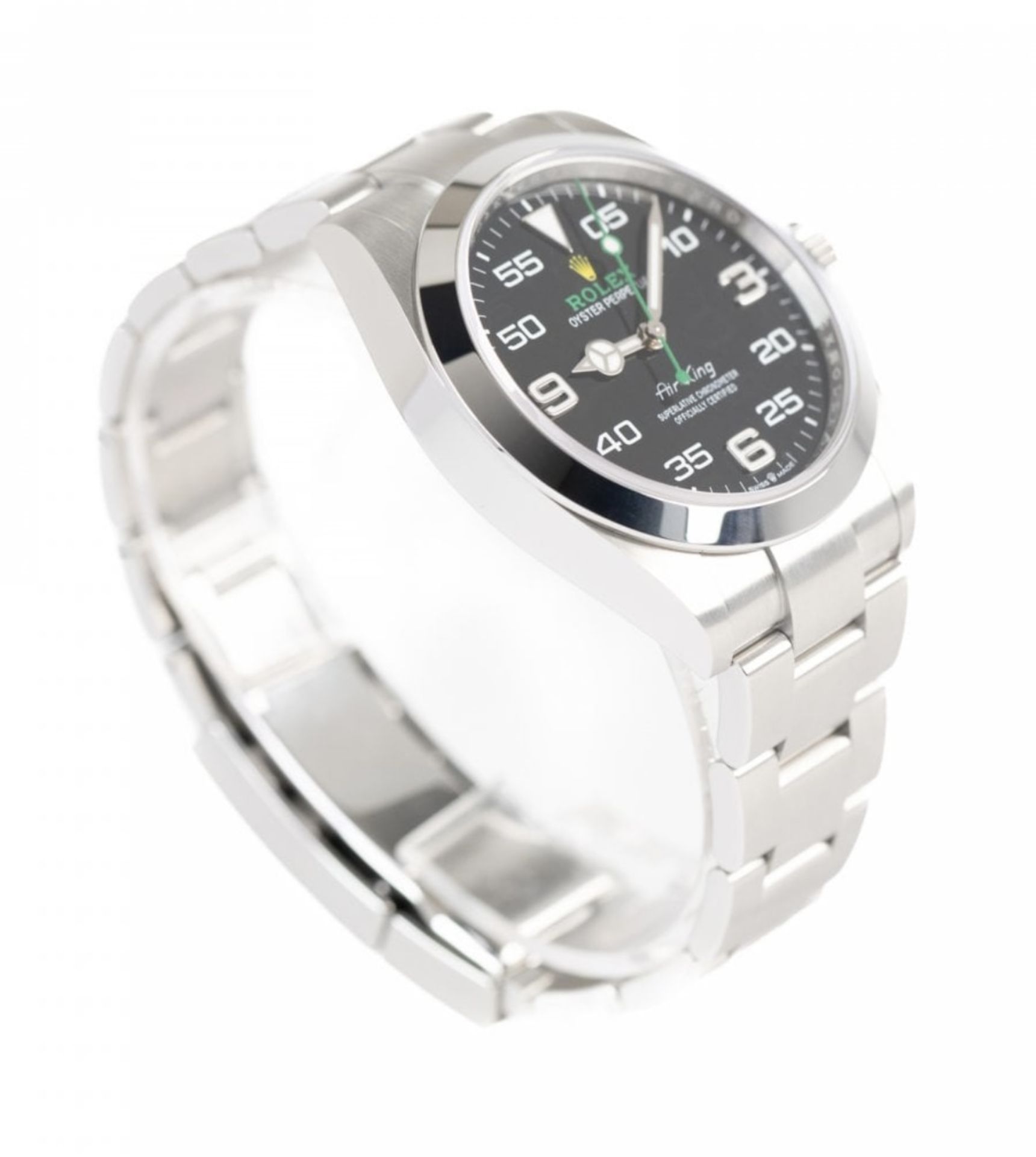 Rolex Air King Oyster Perpetual 40mm OysterSteel 2025 Box & Card ( Verified ) - Image 3 of 5