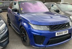 ** Commercial Vehicle, Luxury Car And Diamond Jewellery ** Range Rover Sport SVR 2019 - Land Rover Discovery SE 2018 - Audi Q7 Quattro SE 2017 *