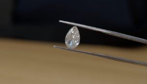 Pear Cut 1.74 Carat ( Natural Diamond ) H Colour SI2 Clarity