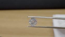** Diamond & Jewellery Event ** 8.02 Carat Round Brilliant Cut Natural Diamond IGI Cert G Colour I1 Clarity - Alhambra Style Jewellery **