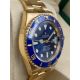 ** ON SALE ** Rolex Submariner Date Oyster Perpetual '2023 Year' Yellow Gold Blue Ceramic - Image 4 of 8
