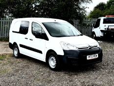 Citroen Berlingo 1.6 BlueHDI 100 X CrewCab 2017 '17 Reg' A/C - 5 Seats - ULEZ Compliant