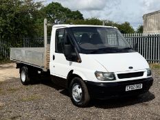 Ford Transit 2.4 TDI 90 LWB Alloy Dropside 2002 '02 Reg' Twin Rear Axle - 77,525 Miles