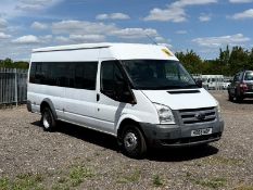 Ford Transit 2.4 TDCI 100 El Lwb 17 Seat M/R Bus '58 Reg' 17 Seats - Twin Axle
