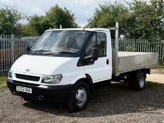 Ford Transit 2.4 TDI 90 LWB Alloy Dropside 2002 '02 Reg' Twin Rear Axle - 77,525 Miles