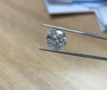 Round Brilliant Cut ( Natural Diamond ) H Colour I1 Clarity 7.01 Carat