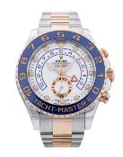 Rolex Yacht-Master II OysterSteel & Rose Gold '2021 Year' 116681 Model Box & Card ( Verified )