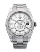 Rolex Sky Dweller Ref 326934 42mm White Gold And OysterSteel '2023 Year' Box & Card
